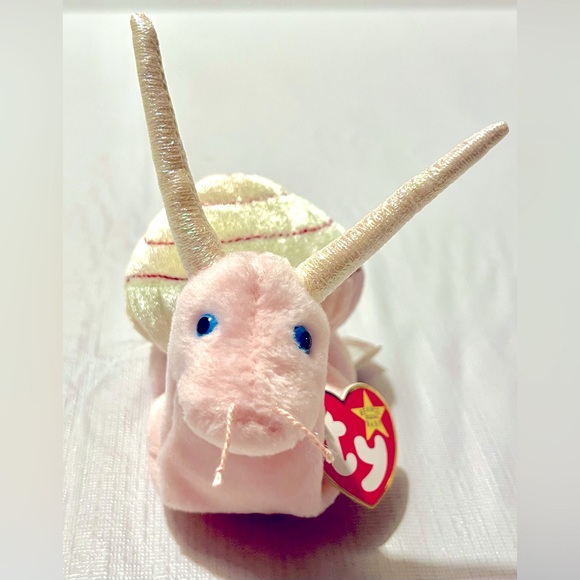 Snail Retired 1999 Ty “Swirly” Beanie Baby Plush Stuffed Animal Collectable Rare - Picture 2 of 14